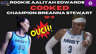 BEEF STEWIE! Aaliyah Edwards COOKED Breanna Stewart \u0026 Served Up a Side of GOOSE EGG in 1-on 1