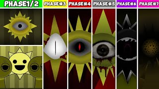 New Phase 7 In Spunki Mustard Phase 1 VS Phase 2 VS Phase 3 VS Phase 4VS Phase5 VS Phase6 VS Phase 7