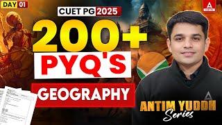 CUET PG 2025 Geography | 200+ PYQs | Most Important Questions Series | MA Geography  🚀