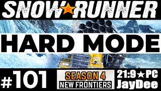 HARD MODE Tag #101 - Frachtkult \u0026 Missglückte Expedition - Urska Fluss (AMUR) ★ SNOWRUNNER Deutsch