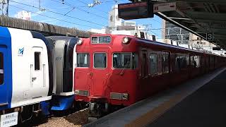 【名鉄】6000系(6017F) 普通•須ヶ口行き 名鉄岐阜駅発車