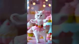 Adorable motorcycle dance of cat #catdance #aicat #cat #bubblykittens