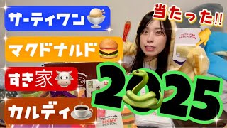 【2025年福袋】サーティワン、マクドナルド、すき家、カルディどうよ！！！！