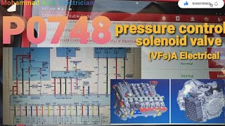 Hyundai Accent 2012 P0748 Pressure control solenoid valve (Vfs) A Electrical | how to fix it