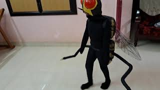 Amazing housefly fancydress costume