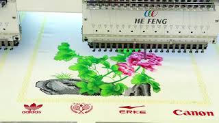 HeFeng 20 needles 22 heads embroidery machine