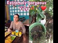 Extremely gorgeous Vidya 💐🎉❤️ #food #curlytales #curlytalesme  #comedy #vidyabalanlifestyle #funny