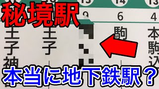 大都市を走る東京メトロで、1番乗降客数が少ない駅に行って来た。