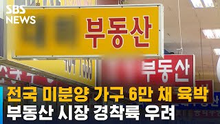 전국 미분양 가구 6만 채 육박…부동산 시장 경착륙 우려 / SBS