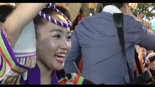 輪踊りで～す！「飛鳥連」第45回神楽坂まつり 阿波踊り大会（2016.7.29）