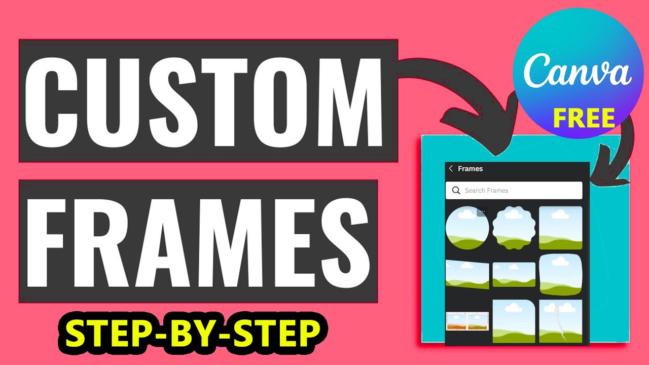 Membuat Custom Frame Sendiri HD Convert - Canva - Step By Step - YouTube