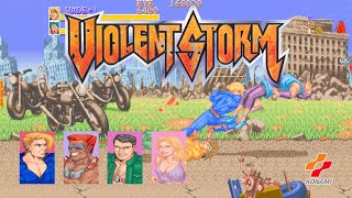 Violent Storm 1993 [ Arcade ] Gameplay (60fps)