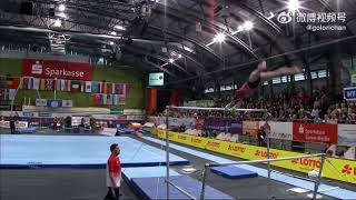 Zhang Yihan 2025 Cottbus World Cup Uneven Bars Final