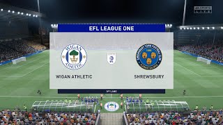 FIFA 22 | Wigan Athletic vs Shrewsbury - EFL League One | Gameplay