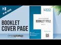 How to Create Booklet Cover Page Design in MS Word | Microsoft Word DIY Tutorial