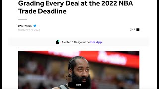 Reacting To 2022 NBA Trade Deadline Grades (Bleacher Report)