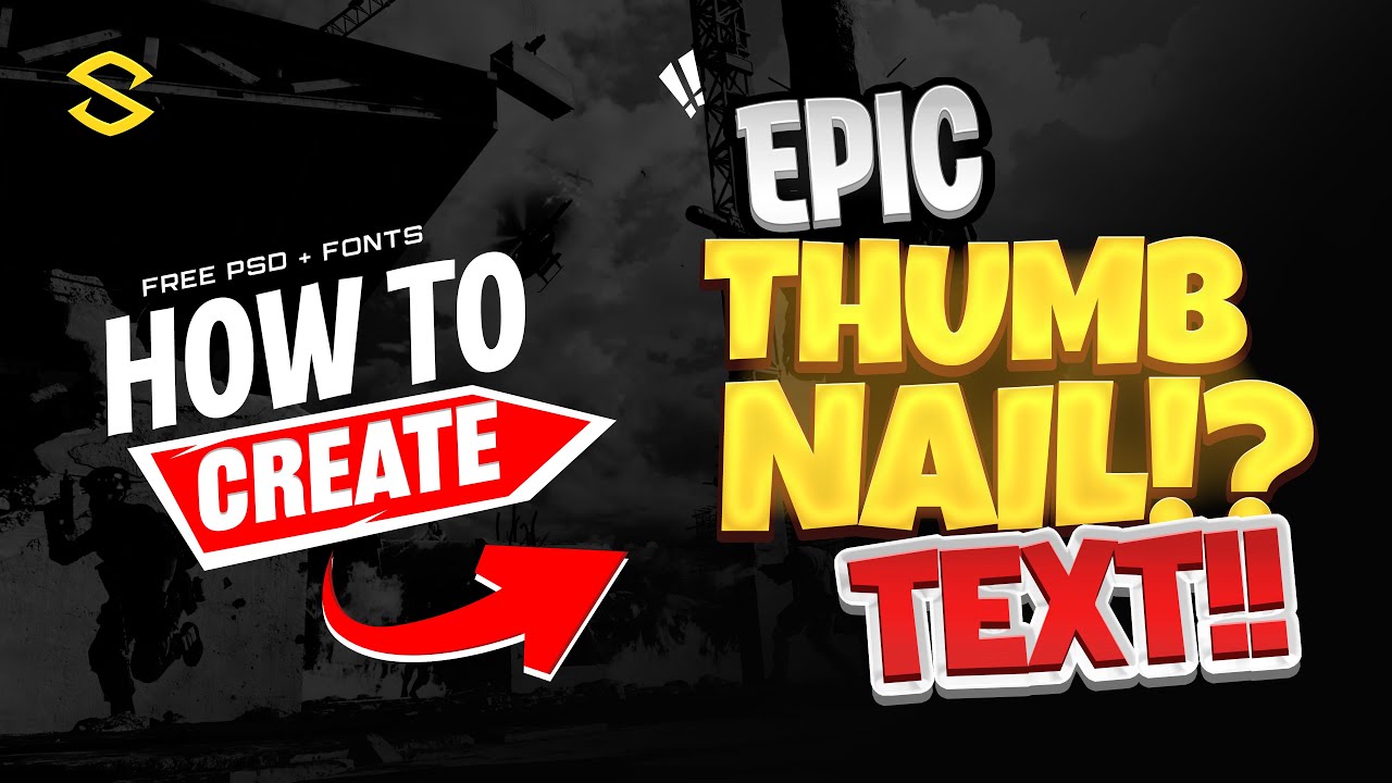 Text Effects Perfect For Youtube Thumbnails Youtube