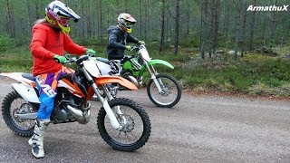 KTM SX250 vs Kawasaki KX250