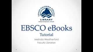 LCC EBSCO eBooks Tutorial