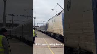 IR 1831 soseste in Cluj-Napoca #bucuresti #train #cfr #railway #cluj #travel #class #1831 #ir #timis