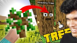 Minecraft But I'm Trolling My Friend By Attacking Trees | Mythpat Foxin BBS