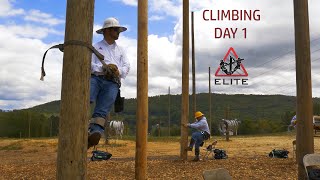 ELITE Lineman - Learning to Climb Day One