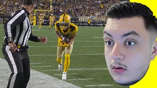 Reacting To Rodgers casually drops 45-yard launch to Wilson