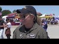 4K. F-16 Viper Demo Team.  Female Pilot Captain Aimee 