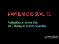 ramhuai an cho sual tlat..