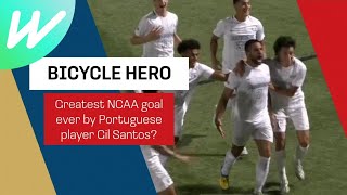 Stunning Bicycle Kick from ex-Sporting striker in NCAA match | International Football | 2022/23