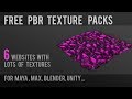 Free PBR's for 3d projects