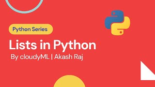 14. List in Python | cloudyML