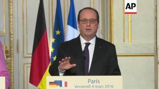 Hollande on Syria ceasefire and migrant crisis