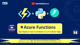 Azure Functions | Multiple Functions (Routes) | Python | FastAPI | Zip Deploy | HTTP Trigger