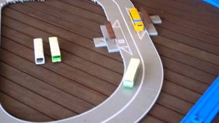 Tomytec bus system and plarail advance trains