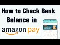 Youtube Short - How to check balance in amazon pay app