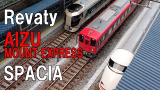 AIZUマウントエクスプレスを堪能しよう！レイアウト走行動画【Nゲージ/鉄道模型】/Enjoy the AIZU Mount Express!