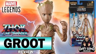 Marvel Legends Groot Thor Love \u0026 Thunder Korg BAF Wave Review