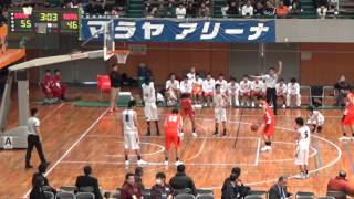 沼津中央vs浜松学院(Q3)高校バスケ 2016 新人戦東海大会準決勝