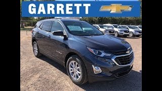 New 2018 Blue Chevrolet Equinox LS Walkaround Garrett Motors n4799