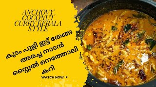 Anchovy Coconut Curry || തേങ്ങ അരച്ച് കുടംപുളി ചേർത്ത നാടൻ സ്റ്റൈൽ മീൻ കറി ഇങ്ങനെ തയ്യാറാക്കി നോക്കു