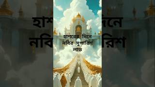 কিয়ামতের ময়দানে | হাশরের ময়দানে | কিয়ামতের দিনে নবির সুপারিশ | নবির সুপারিশ | নবীর সুপারিশ |