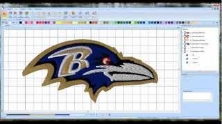 Masterworks III - Autodigitizing the Ravens logo