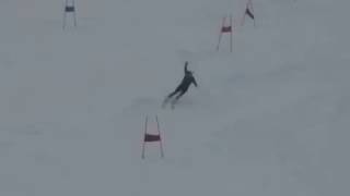 Ellie Gilbert Crash -- Slalom Tokyo Drift