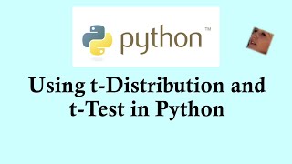 Doing statistics using Python programming | Using t-distribution in Python