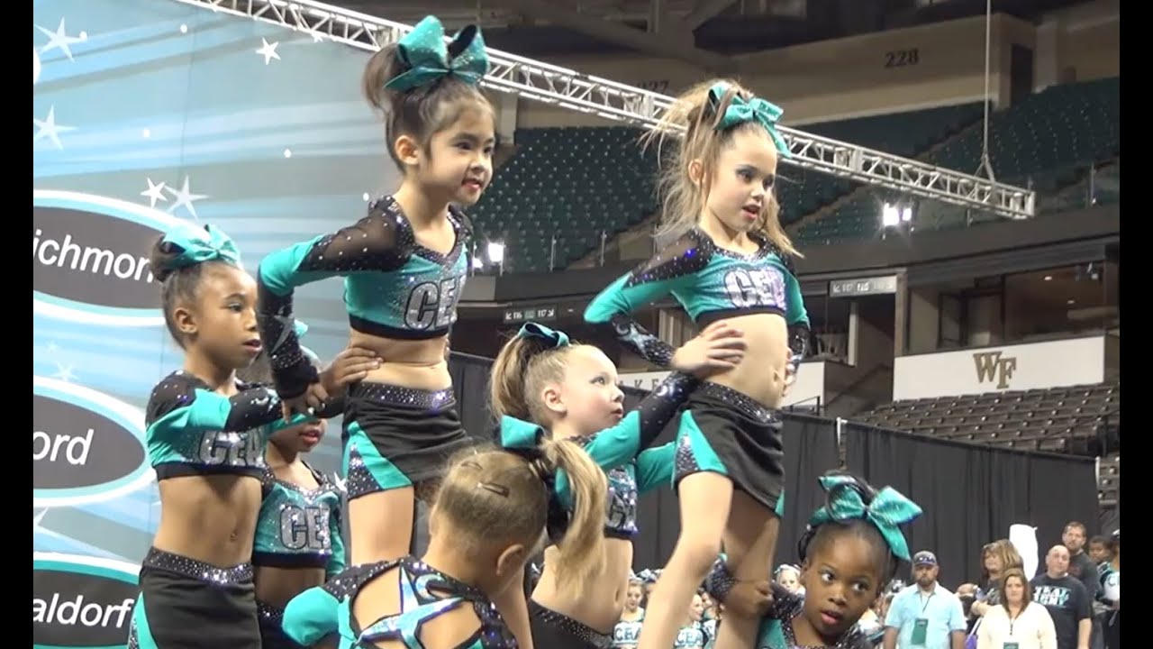 Cheer Extreme Raleigh Tiny Turtles 2015 Showcase Youtube