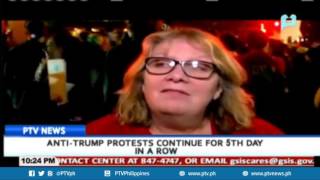 Anti-Trump protests continue for 5th day in a row