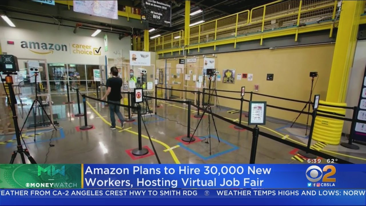 Amazon Staging Huge Virtual Job Fair To Hire 30K Workers - YouTube