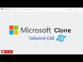 Microsoft Clone (Fully Responsive) using HTML and Tailwind CSS