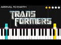 Transformers THEME - Arrival To Earth | EASY Piano Tutorial